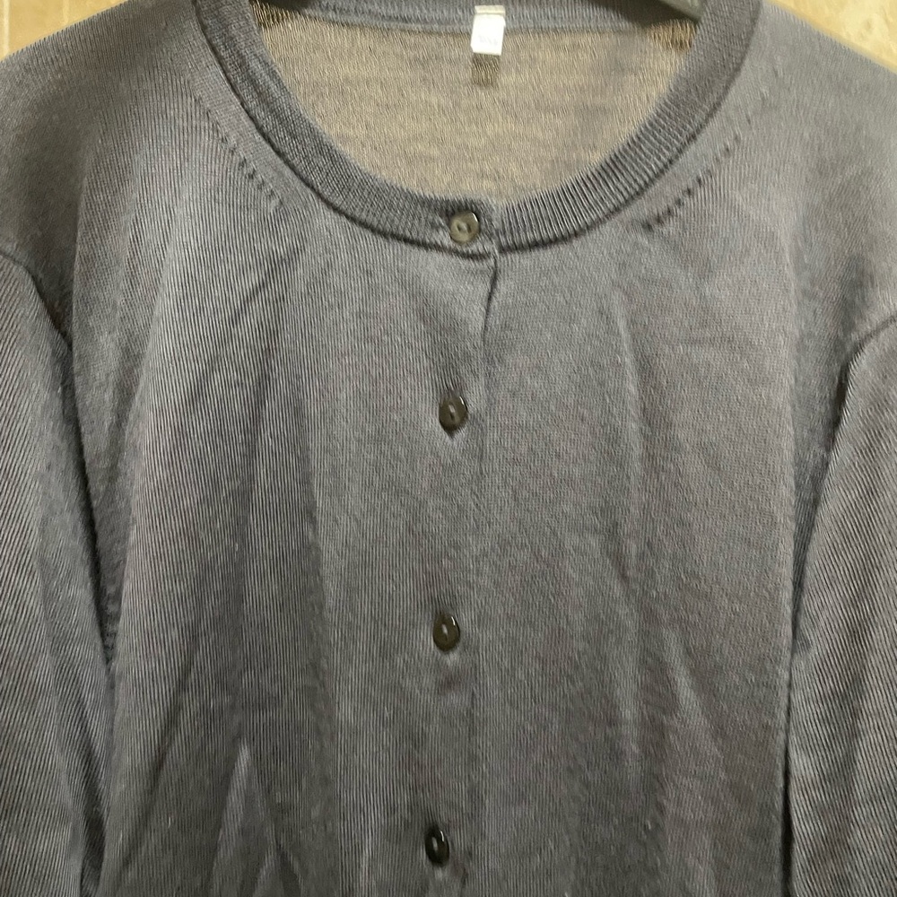 Muji Gray Women's Cardigan Sweater